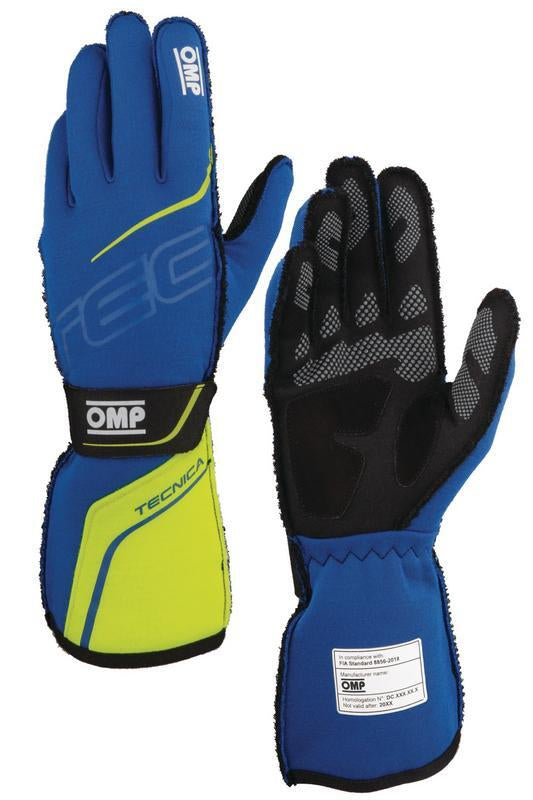 OMP TECNICA GLOVES FIA 8856-2018 RED / BLACK SZ L