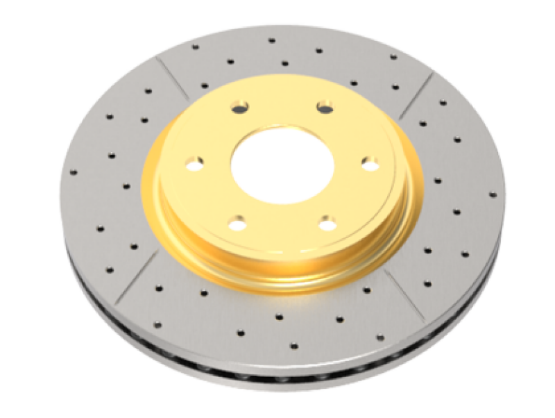 DBA 07-21 Ford Expedition Front Street Series Drilled & Slotted Rotor w/Gold Hat