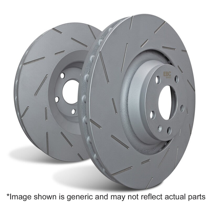 EBC 2018+ Ford F-150 2.7L Twin Turbo (2WD) Electric PB USR Slotted Rear Rotors