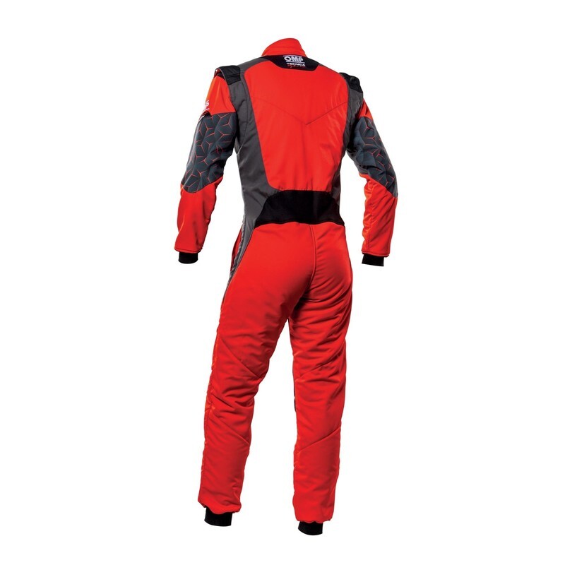 OMP Tecnica Hybrid Overall Fia 8856-2018 Black / Silver Sz 58