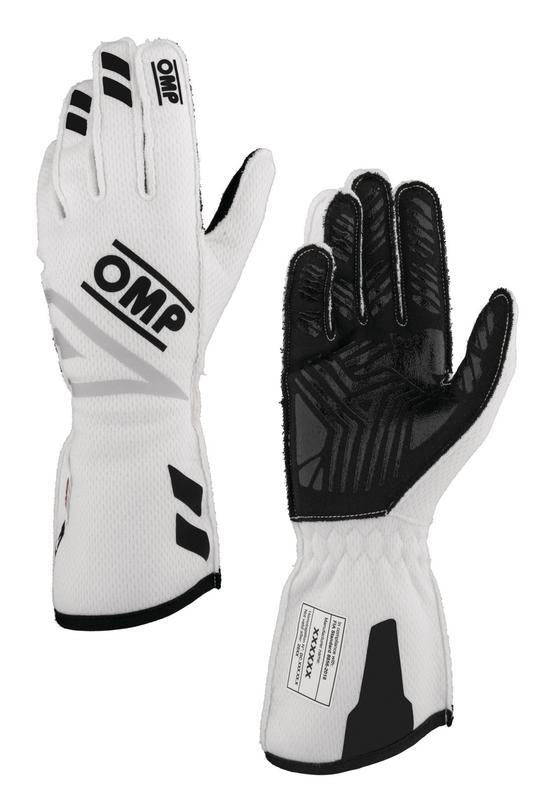 OMP ONE EVO FX GLOVES FIA 8856-2018 NAVY BLUE/CYAN SIZE XL
