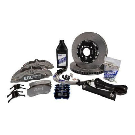 EBC Racing Honda Civic Type R FN2 Anodized Apollo-4 Calipers 330mm Rotors Front Big Brake Kit