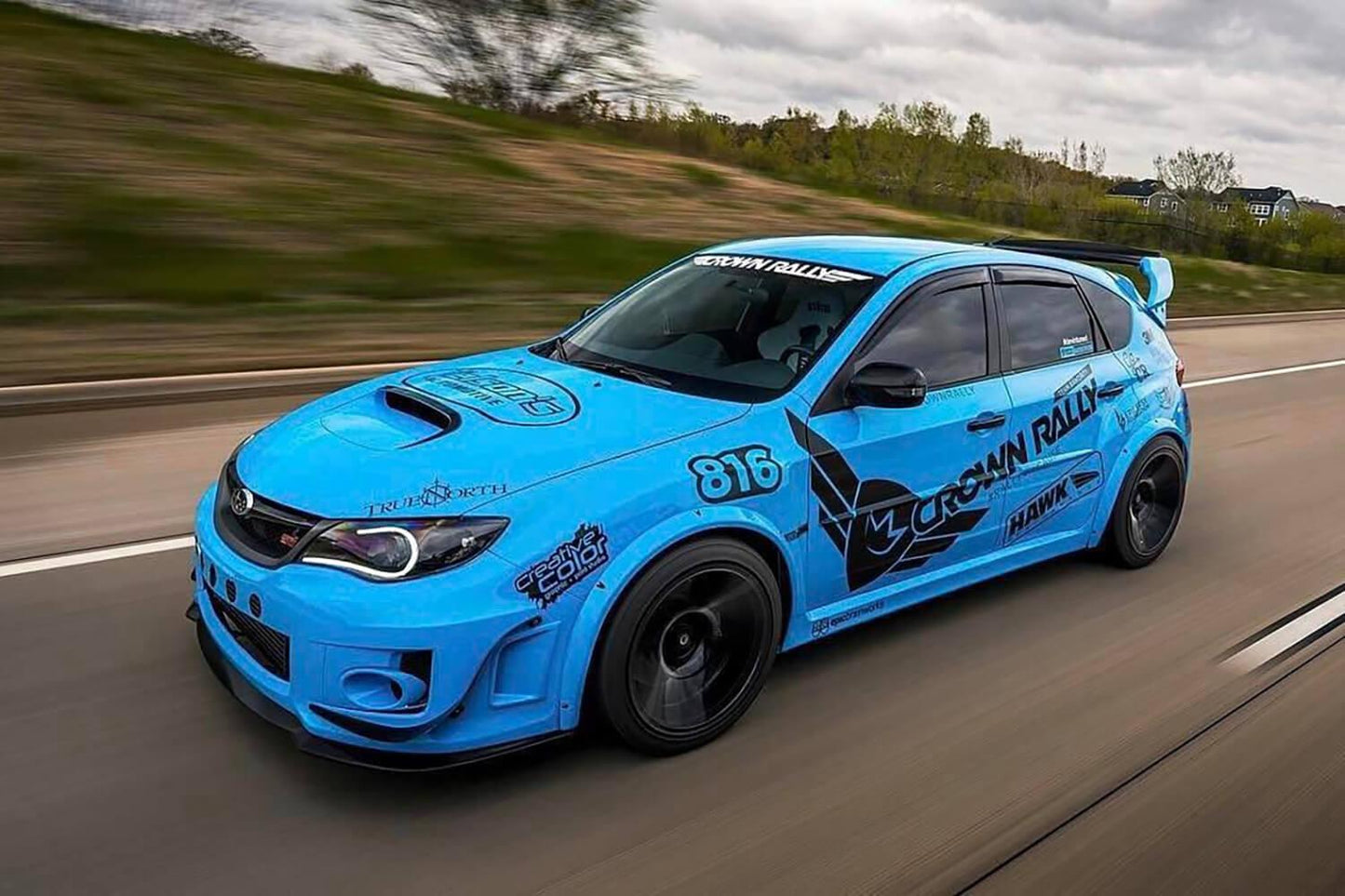 2011-2014 Subaru Wrx/Sti Canards V4