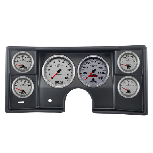 Autometer Ultra-Lite II Direct Fit Dash Kit 78-81 Malibu / El Camino (2 x 5in. / 4 x 2-5/8in.)