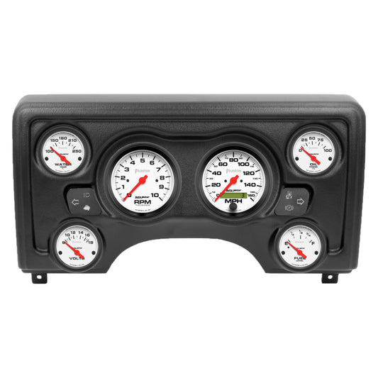Autometer Phantom Direct Fit Dash Kit 97-06 Jeep TJ (2 x 3-3/8in. / 4 x 2-1/16in.)