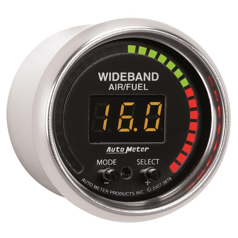 Autometer GS 52mm AFR or LAMBDA Digital Wideband Air/Fuel Ratio PRO Wideband A/F Kit