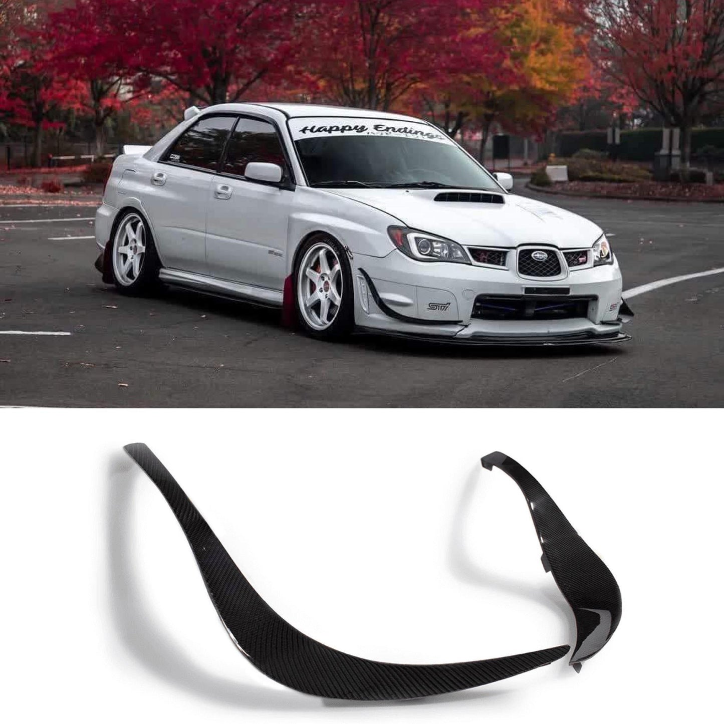 2006-2007 Subaru Wrx/Sti Canards V4