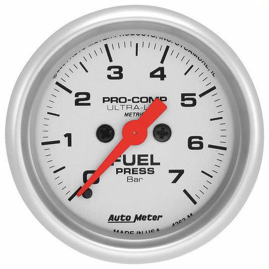 AutoMeter Gauge Fuel Pressure 2-1/16in. 7 Bar Electric Ultra-Lite