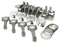 Brian Crower Scion tC 2AZFE Stroker Kit - 102mm Stroke Billet Crank bROD Rods Custom Pistons
