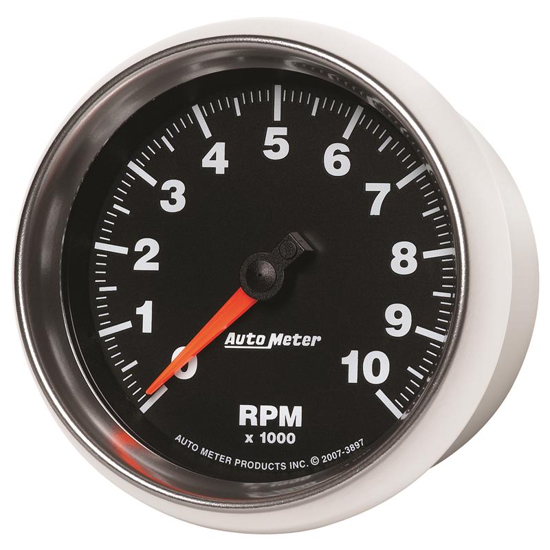 Autometer GS 3-3/8in 10000 RPM In-Dash Tachometer Gauge