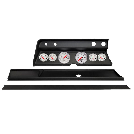 Autometer Arctic White Direct Fit Dash Kit 1966 Chevy Chevelle (2 x 3-3/8in. / 4 x 2-1/16in.)