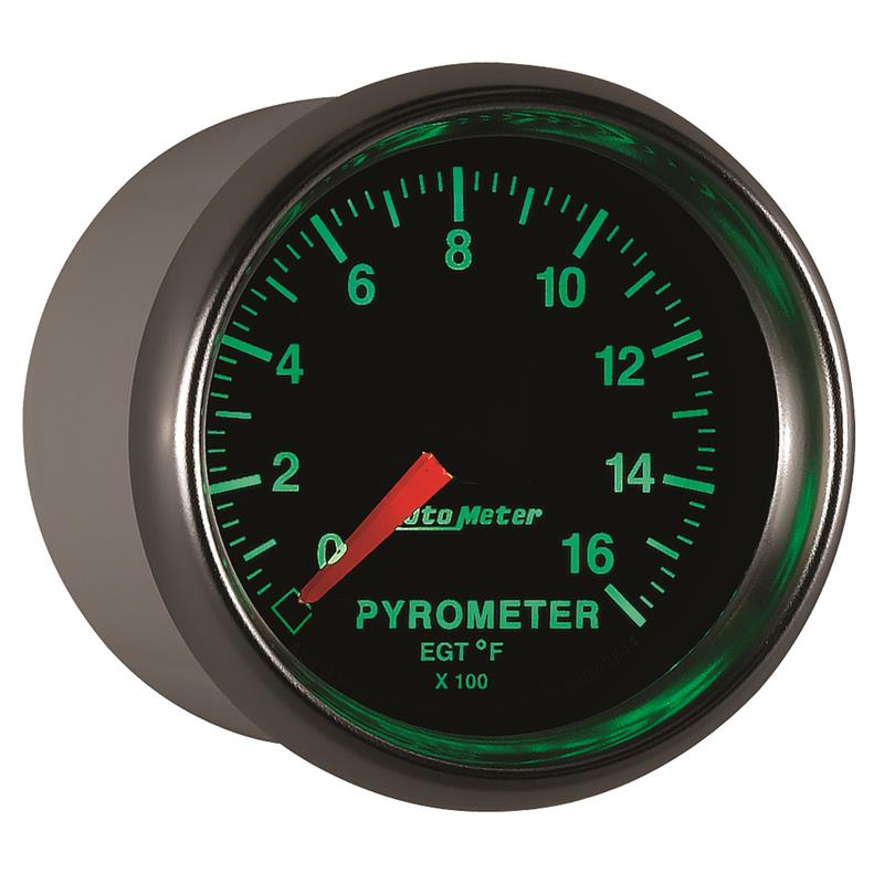 Autometer GS 0-1600 degree F Full Sweep Electronic Pyrometer Gauge