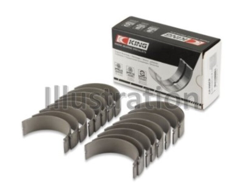King Engine Bearings Ford 391Ci 32V Turbo V8 Power Stroke Diesel Rod Bearings - Size +0.50mm
