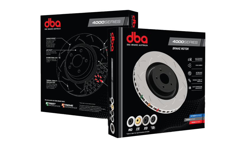 DBA 97-01 Acura Integra Type R Rear 4000 Series Plain Rotor