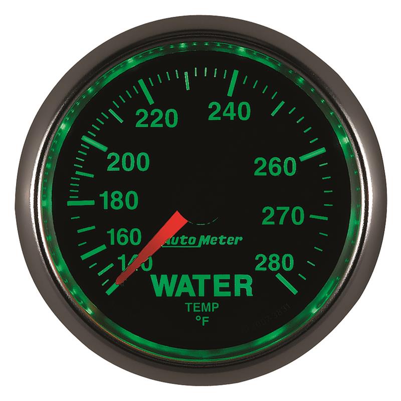 AutoMeter Gauge Water Temp 2-1/16in. 140-280 Deg. F Mechanical Gs
