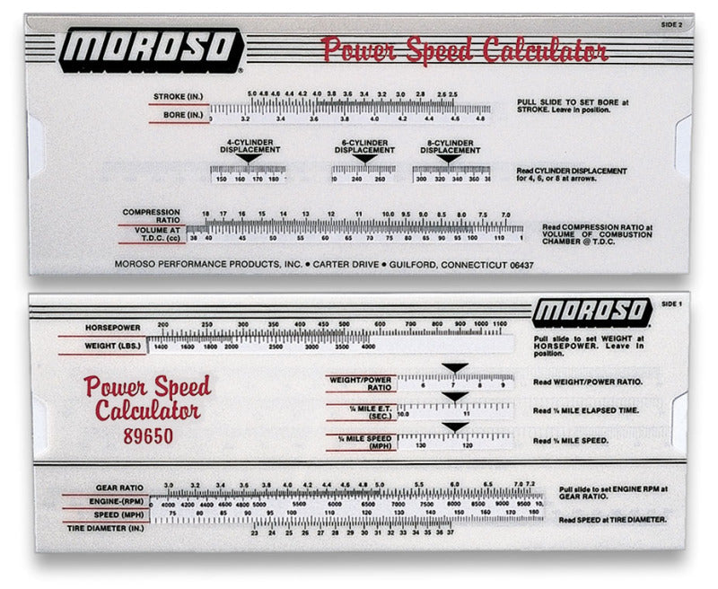 Top Speed Calulator Moroso Power-Speed Calculator – Paradigm Automotive & Performance Shop