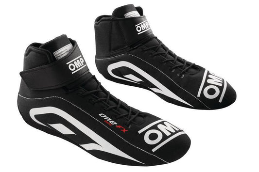 OMP ONE EVO FX SHOES FIA 8856-2018 BLACK SZ 38
