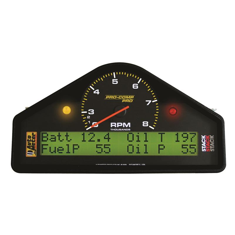 Autometer Pro Comp Autometer Pro-Comp Race Dash 0-8k RPM/Speed/Oil Press & Temp/WaterTemp ...