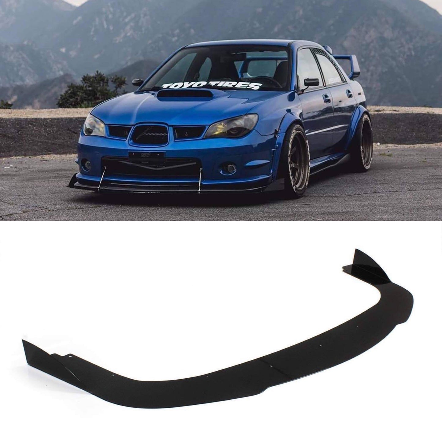 2006 - 2007 Subaru WRX/STI Front Splitter V2