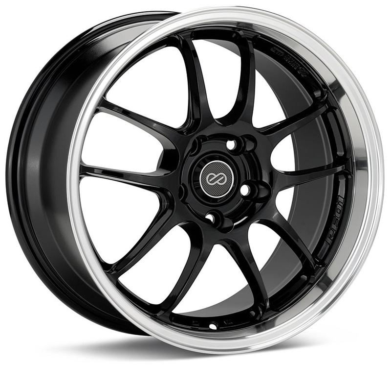 Enkei PF01 17x9 5x114.3 35mm Offset 75mm Hub Bore - Black Mach