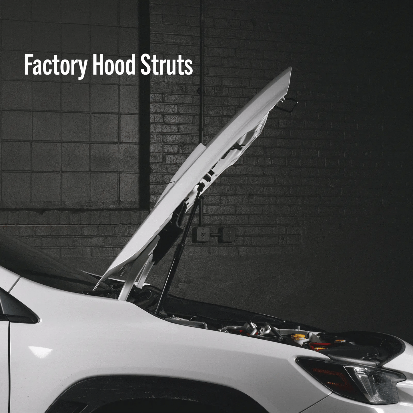 OVERTAKE Hi-Lift Hood Strut Kit - Subaru 2015-2026 WRX, 2015-2021 STI