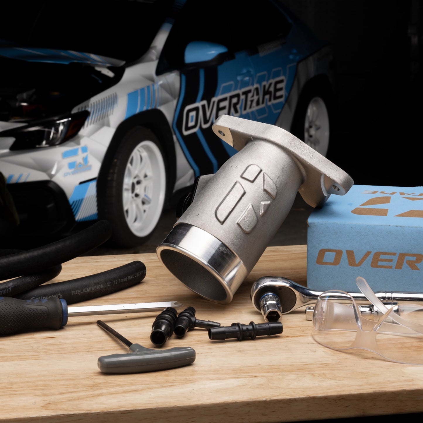 OVERTAKE Aluminum Turbo Inlet - Subaru 2022-2026 WRX, 2020-2026 Outback, 2019-2026 Ascent
