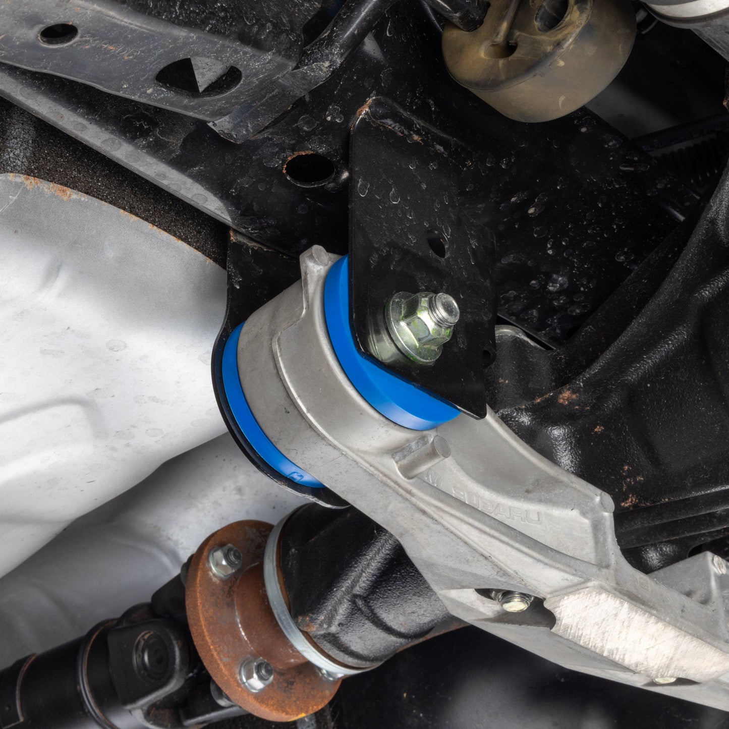 OVERTAKE Rear Differential Lower Bushing Inserts - Subaru 2008-2026 WRX, 2008-2021 STI