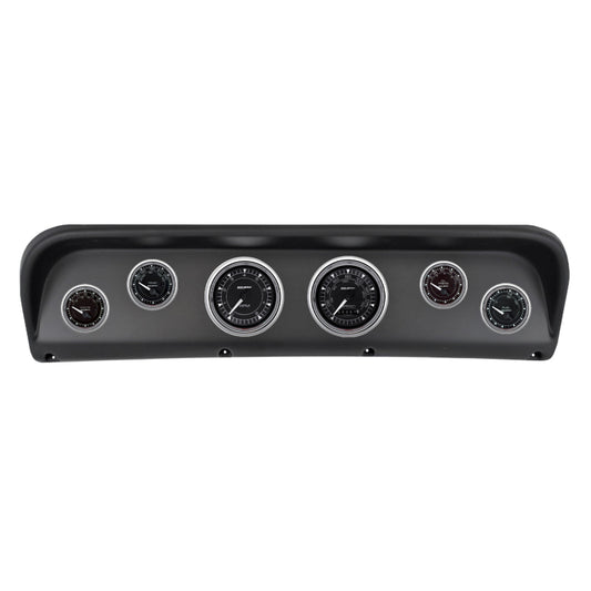 Autometer Chrono Chrome Direct Fit Dash Kit 67-72 Ford F100 (2 x 3-3/8in. / 4 x 2-1/16in.)