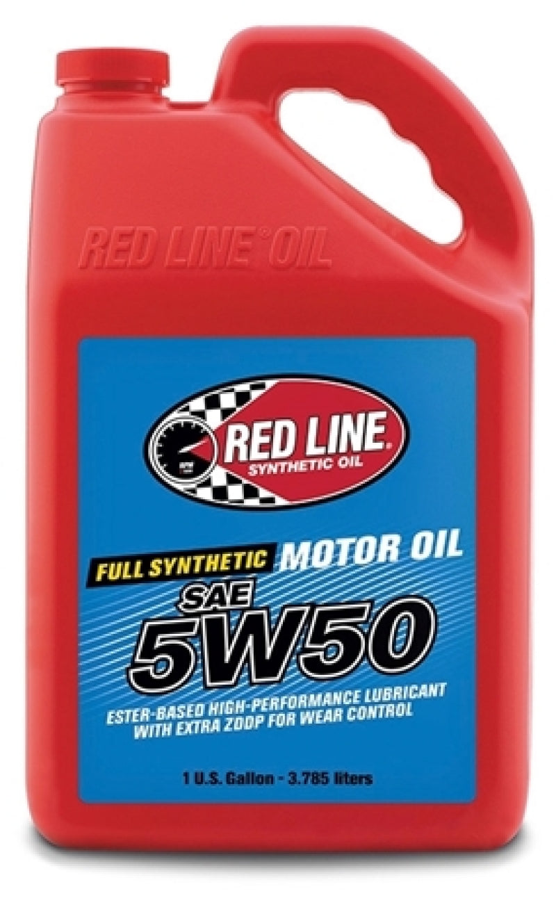 5 Line Motor Red Line 5W50 Motor Oil - Gallon – Paradigm Automotive & Performance Shop