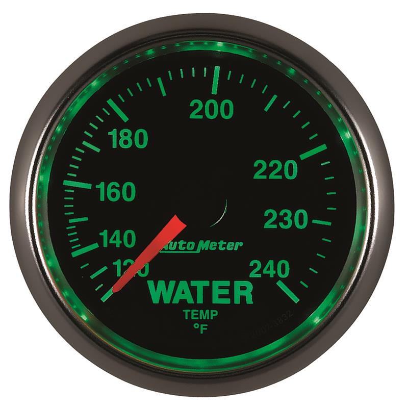 Autometer GS 52mm 120-240 Deg F Mechanical Water Temperature Gauge
