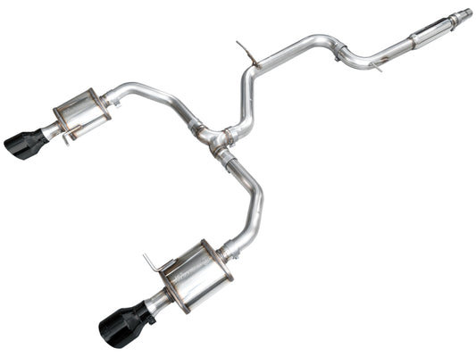 AWE 22-25 Volkswagen Jetta GLI Touring Edition Exhaust - Diamond Black Tips