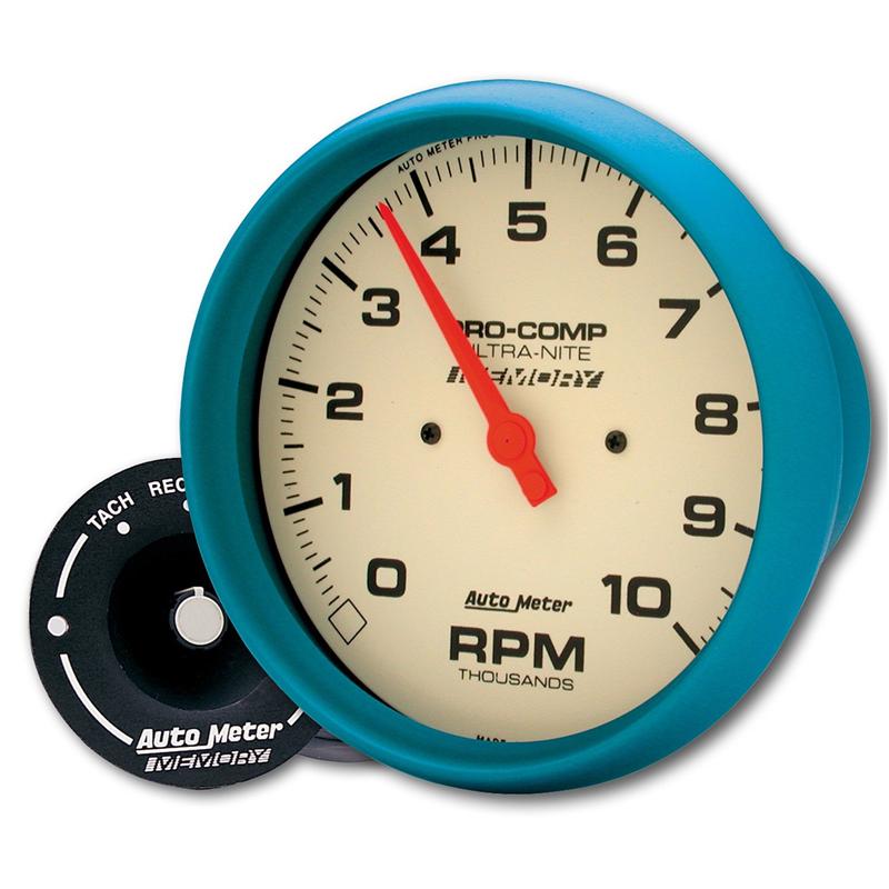 AutoMeter Gauge Oil Temp 2-5/8in. 140-280 Deg. F Liquid Filled Mech Glow In Dark Ultra-Nite