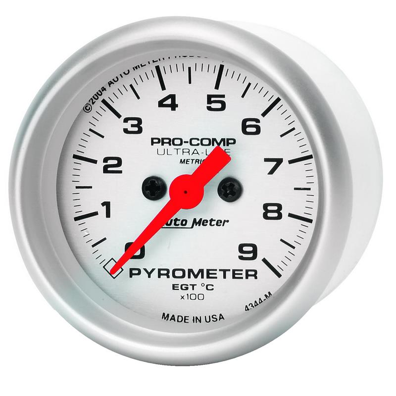 Autometer Ultra-Lite 52mm 0-900 Deg C Electronic EGT Kit