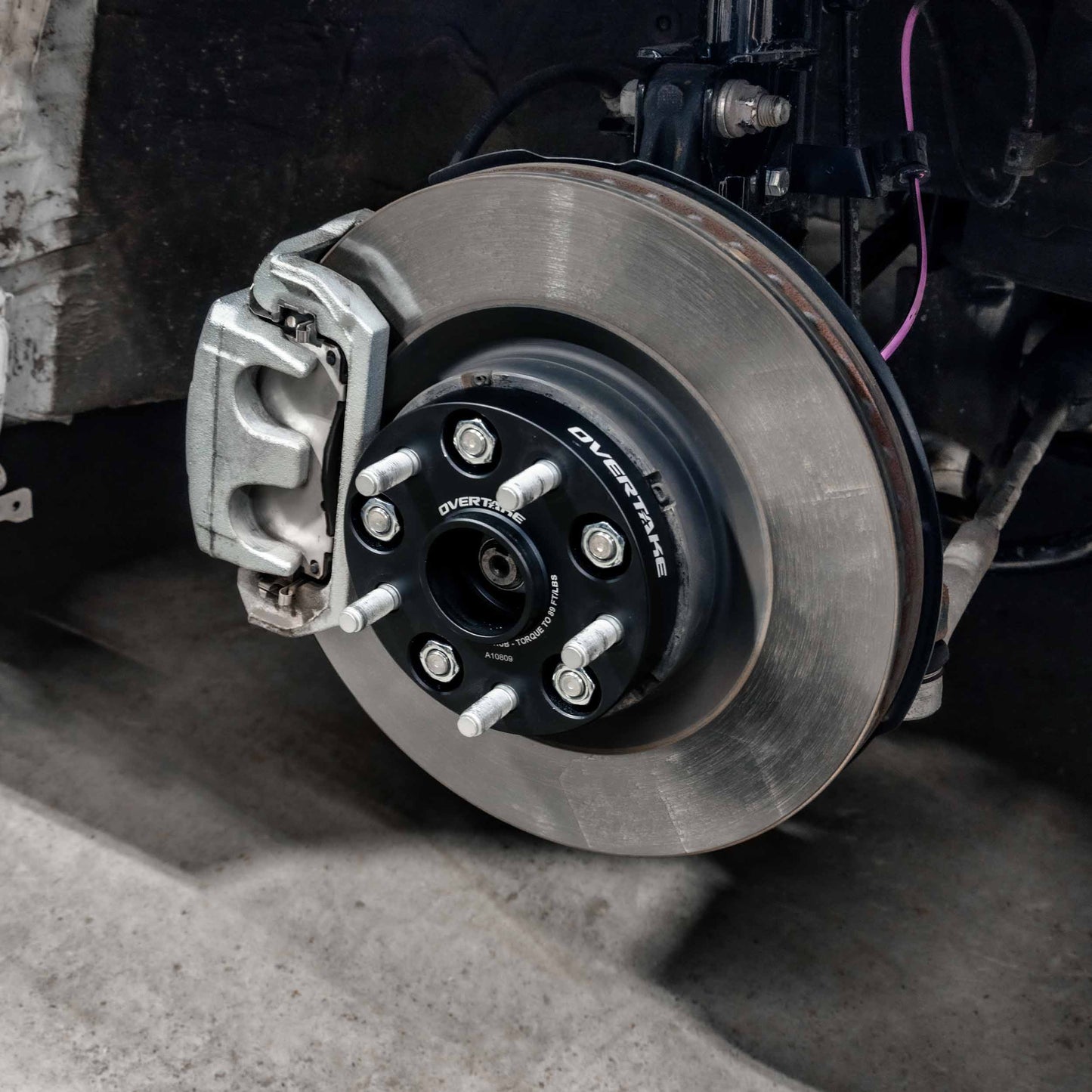 OVERTAKE Wheel Spacers - Pair - 25mm 5x100 - Subaru 2002-2014 WRX, 2004 STI, 2013-2026 BRZ/GR86, and more
