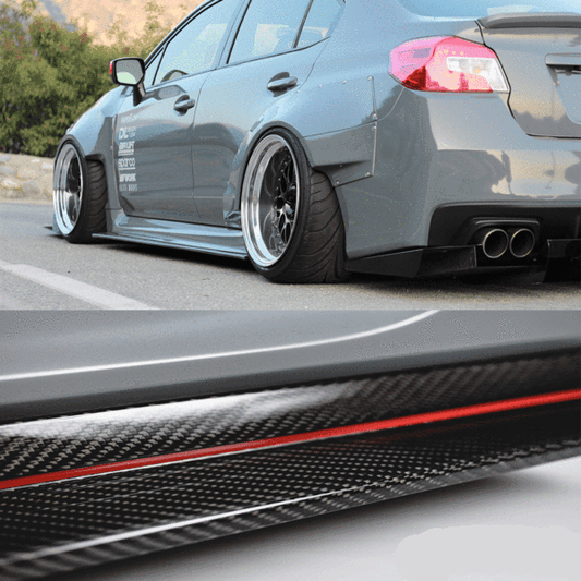 2015 - 2021 Subaru Wrx/Sti Side Skirt Extension (Carbon Fiber)